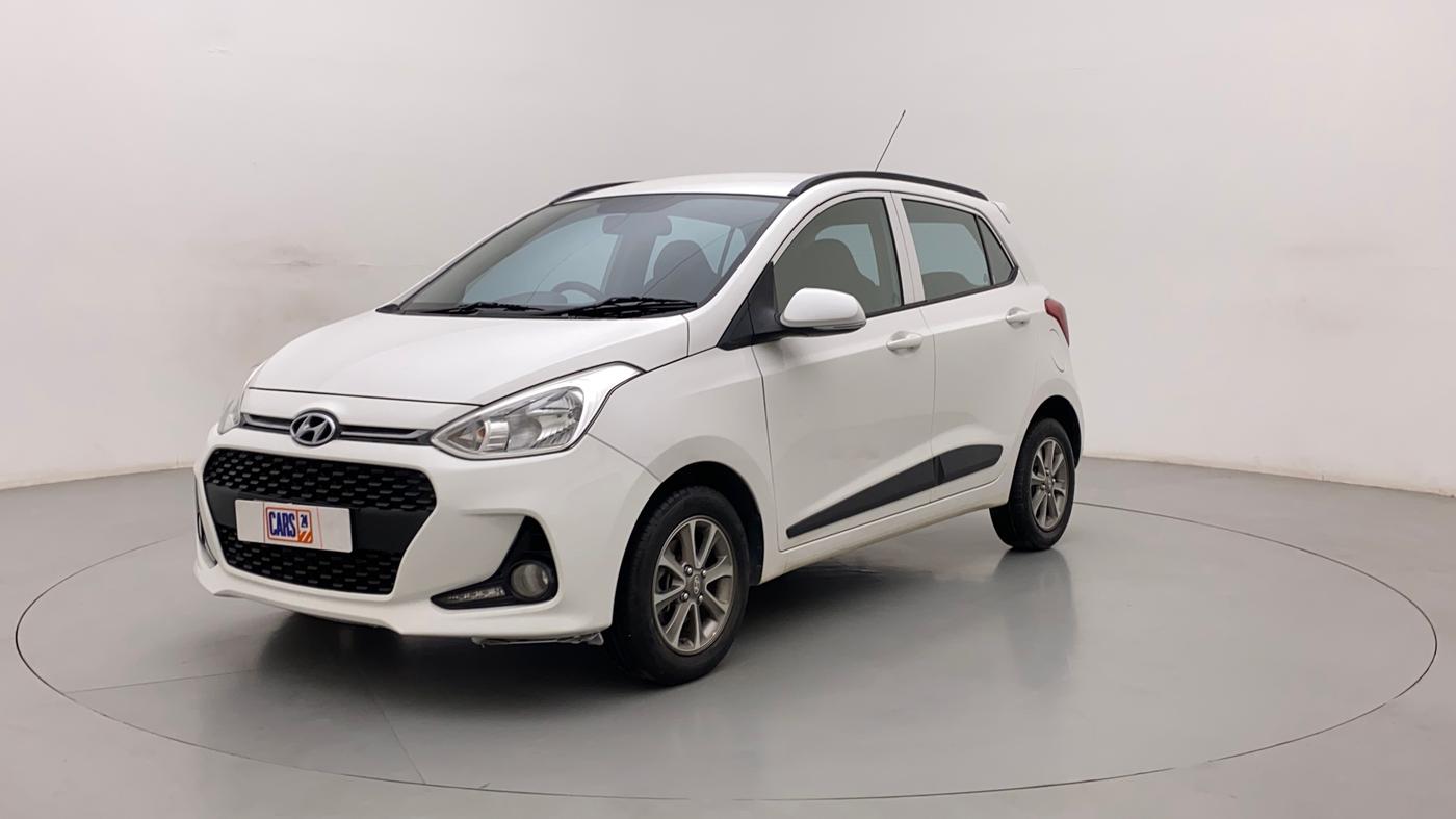 2018 Hyundai Grand i10 SPORTZ AT 1.2 KAPPA VTVT, Petrol, Automatic, 17,497 km, Left Front Diagonal