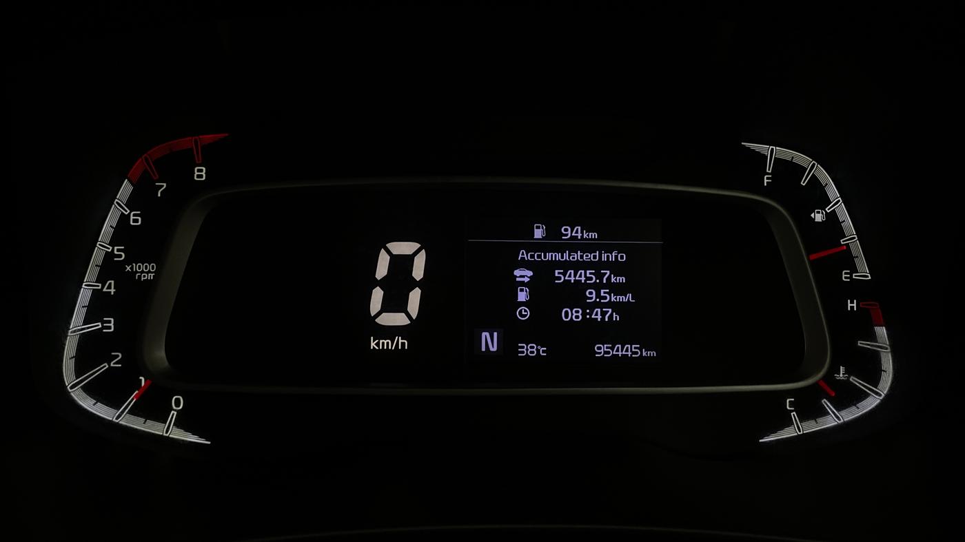 2021 KIA SONET HTX 1.0 IMT, Petrol, Manual, 95,441 km, Odometer Image