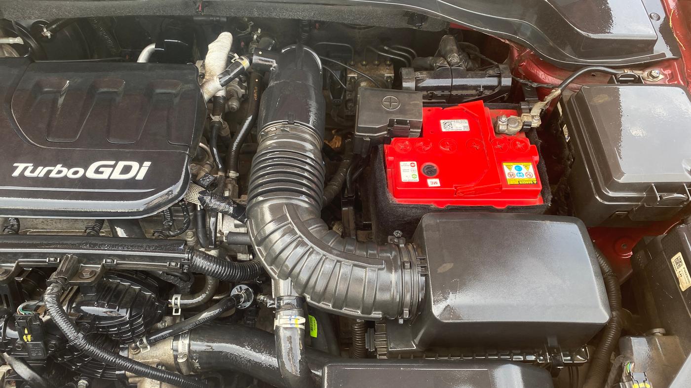 2021 KIA SONET HTK PLUS 1.0 IMT, Petrol, Manual, 52,351 km, Engine View - Left