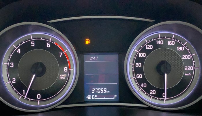 2020 Maruti Dzire VXI, Petrol, Manual, 37,206 km, Odometer Image