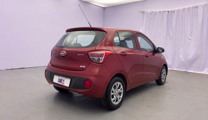 2017 Hyundai Grand i10 SPORTZ 1.2 KAPPA VTVT, Petrol, Manual, 37,267 km, Right Back Diagonal