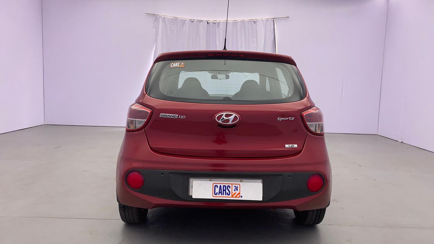 2017 Hyundai Grand i10 SPORTZ 1.2 KAPPA VTVT, Petrol, Manual, 37,267 km, Back/Rear