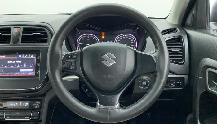 2019 Maruti Vitara Brezza ZDI PLUS AT DUAL TONE, Diesel, Automatic, 67,444 km, Steering Wheel Close Up