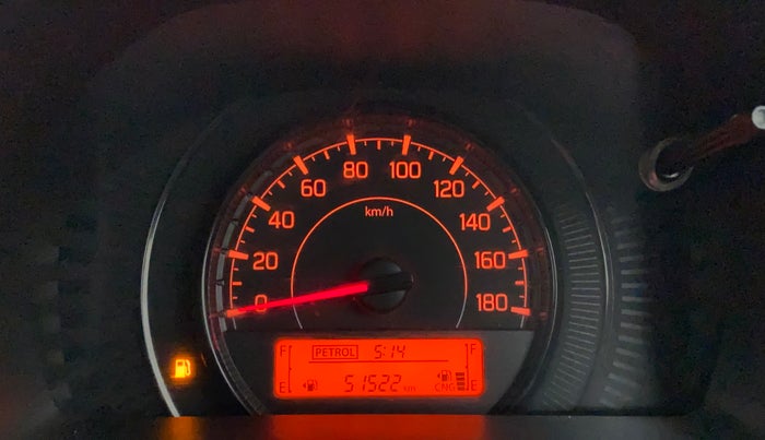 2022 Maruti New Wagon-R VXI CNG 1.0, CNG, Manual, 51,651 km, Odometer Image