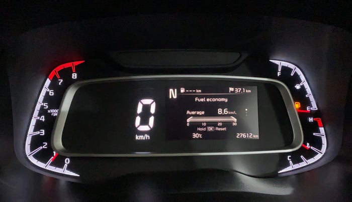 2021 KIA SONET GTX PLUS 1.0 IMT, Petrol, Manual, 27,561 km, Odometer Image