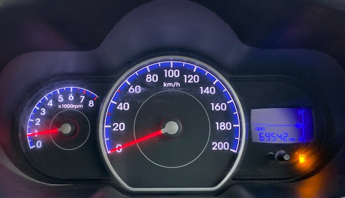 2010 Hyundai i10 MAGNA 1.2, Petrol, Manual, 69,541 km, Odometer Image