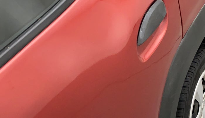 2015 Renault Kwid RXT 0.8 (O), Petrol, Manual, 22,345 km, Rear left door - Slightly dented