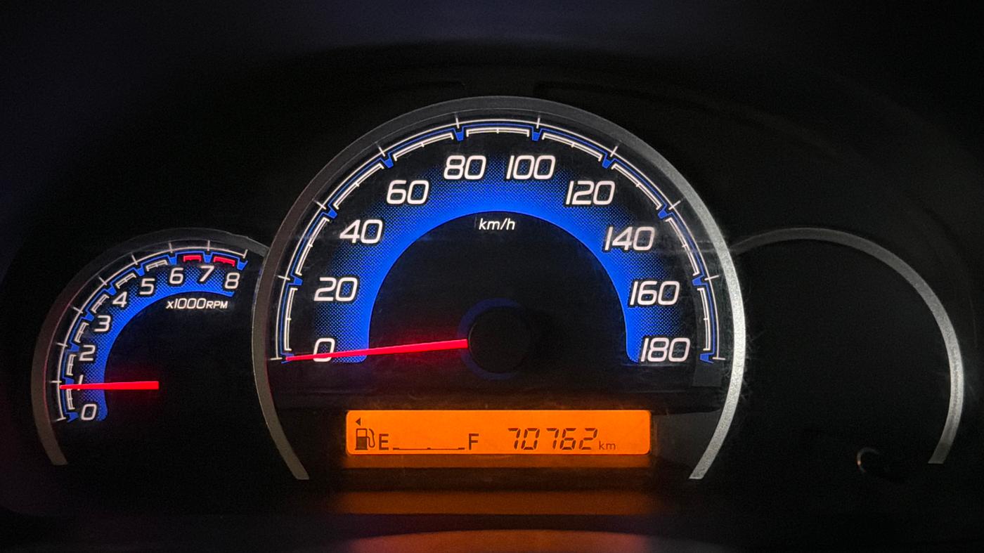 2018 Maruti Wagon R 1.0 VXI, Petrol, Manual, 70,752 km, Odometer Image