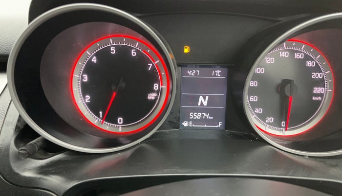 2019 Maruti Swift ZXI PLUS AMT, Petrol, Automatic, 55,870 km, Odometer Image