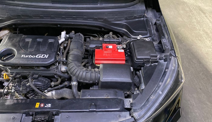 2021 KIA SONET HTX 1.0 IMT, Petrol, Manual, 27,603 km, Engine View - Left