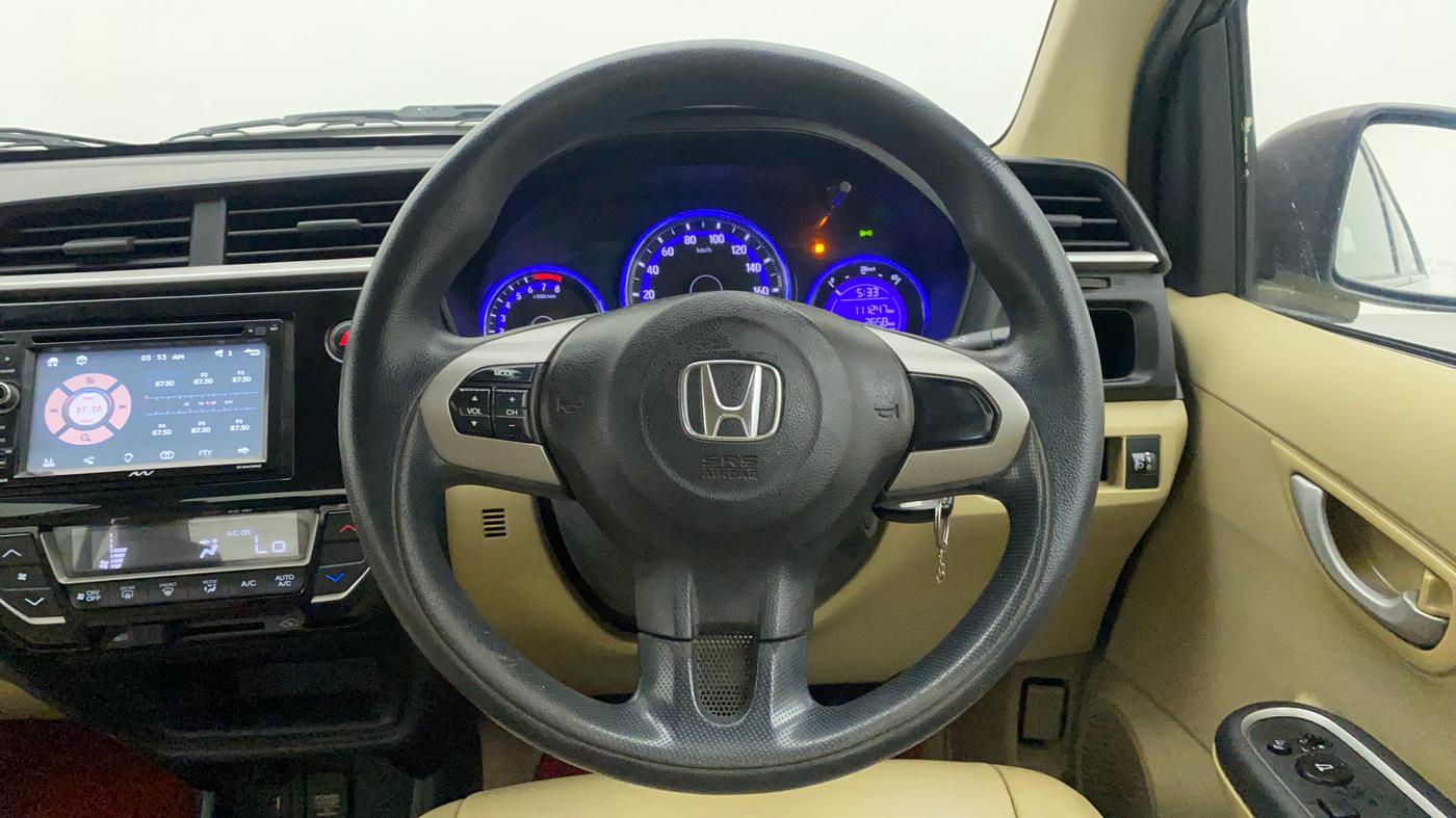 2016 Honda Amaze 1.2L I-VTEC SX, Petrol, Manual, Steering Wheel Close Up