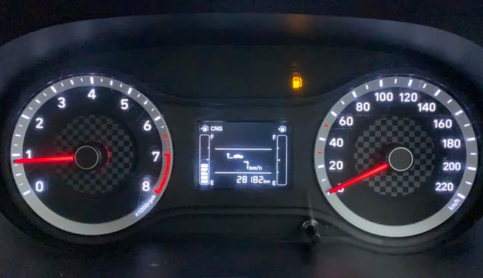 2022 Hyundai AURA S 1.2 CNG, CNG, Manual, 28,182 km, Odometer Image