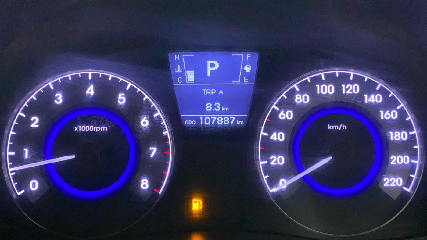 2014 Hyundai Verna FLUIDIC 1.6 VTVT SX AT, Petrol, Automatic, 1,07,887 km, Odometer Image