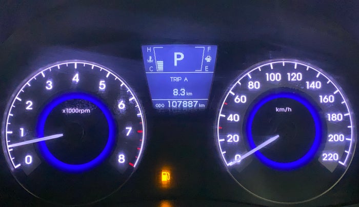 2014 Hyundai Verna FLUIDIC 1.6 VTVT SX AT, Petrol, Automatic, 1,07,887 km, Odometer Image