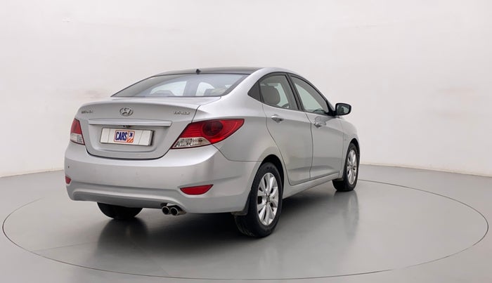 2014 Hyundai Verna FLUIDIC 1.6 VTVT SX AT, Petrol, Automatic, 1,07,887 km, Right Back Diagonal