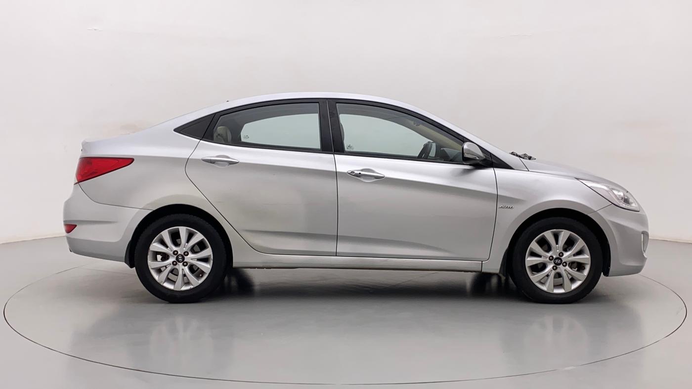 2014 Hyundai Verna FLUIDIC 1.6 VTVT SX AT, Petrol, Automatic, 1,07,887 km, Right Side View