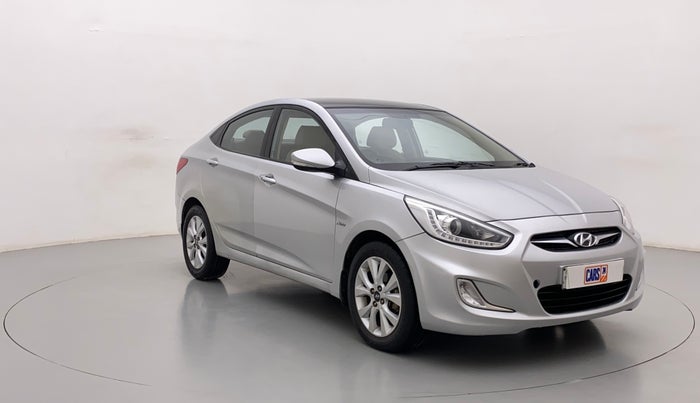 2014 Hyundai Verna FLUIDIC 1.6 VTVT SX AT, Petrol, Automatic, 1,07,887 km, Right Front Diagonal