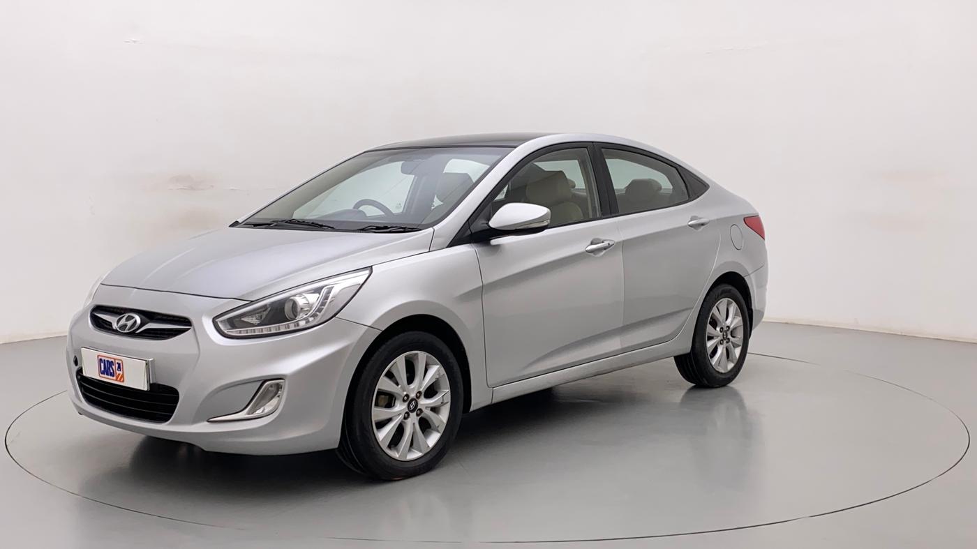 2014 Hyundai Verna FLUIDIC 1.6 VTVT SX AT, Petrol, Automatic, 1,07,887 km, Left Front Diagonal