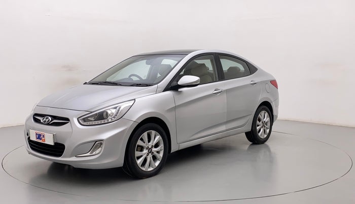 2014 Hyundai Verna FLUIDIC 1.6 VTVT SX AT, Petrol, Automatic, 1,07,887 km, Left Front Diagonal