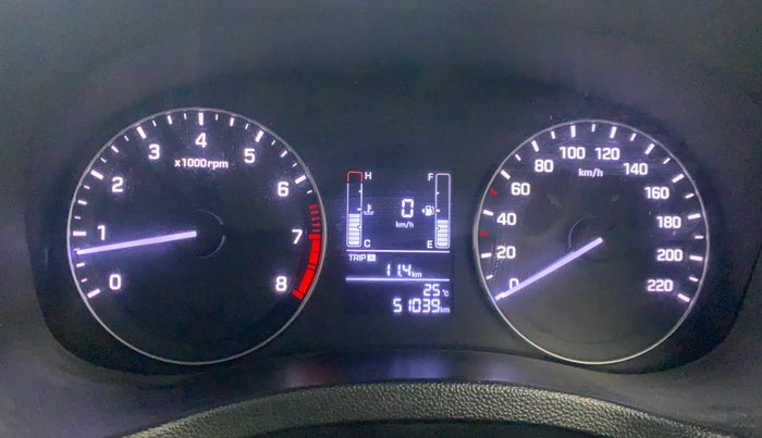 2017 Hyundai Creta E PLUS 1.6 PETROL, Petrol, Manual, 51,039 km, Odometer Image