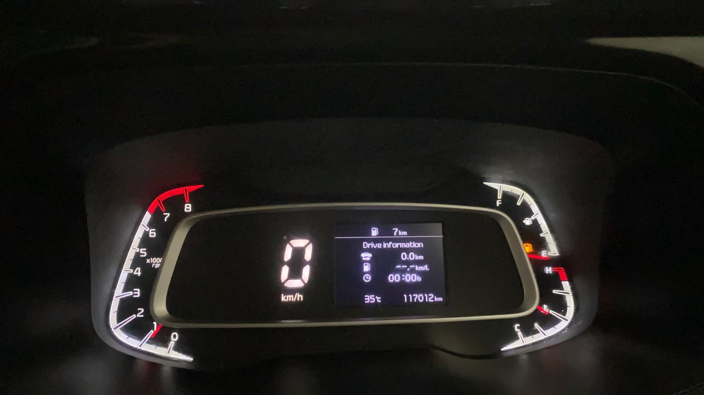 2021 KIA SONET HTK PLUS 1.2, Petrol, Manual, 1,16,993 km, Odometer Image