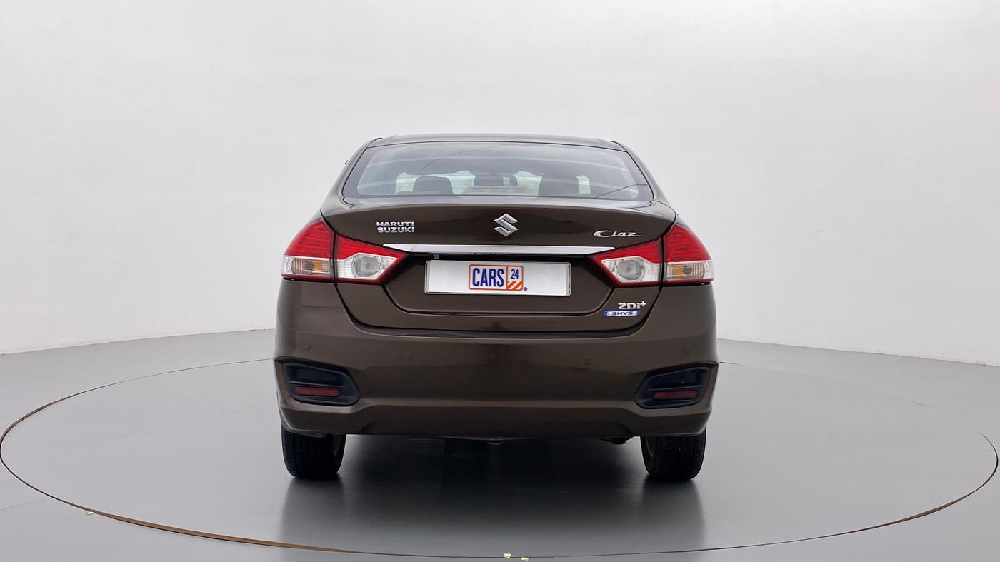 2015 Maruti Ciaz ZDI+ SHVS, Diesel, Manual, 57,600 km, Back/Rear