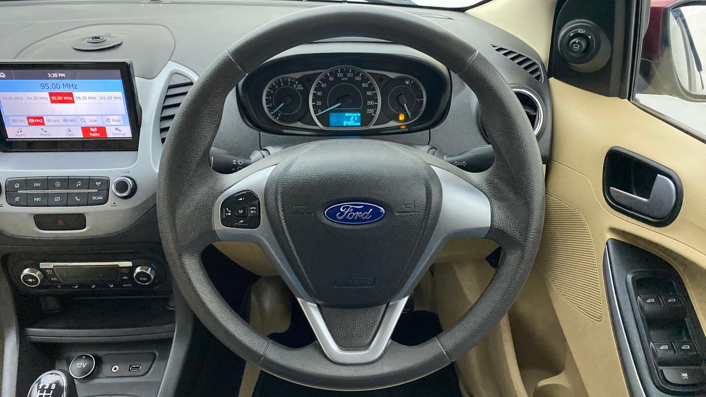 2019 Ford Figo Aspire 1.2 Trend+ Petrol, CNG, Manual, 8,611 km, Steering Wheel Close Up