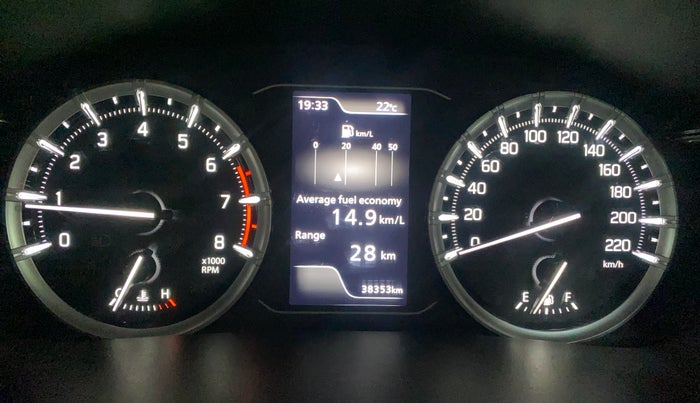 2022 Maruti Grand Vitara ALPHA SMART HYBRID, Petrol, Manual, 38,345 km, Odometer Image