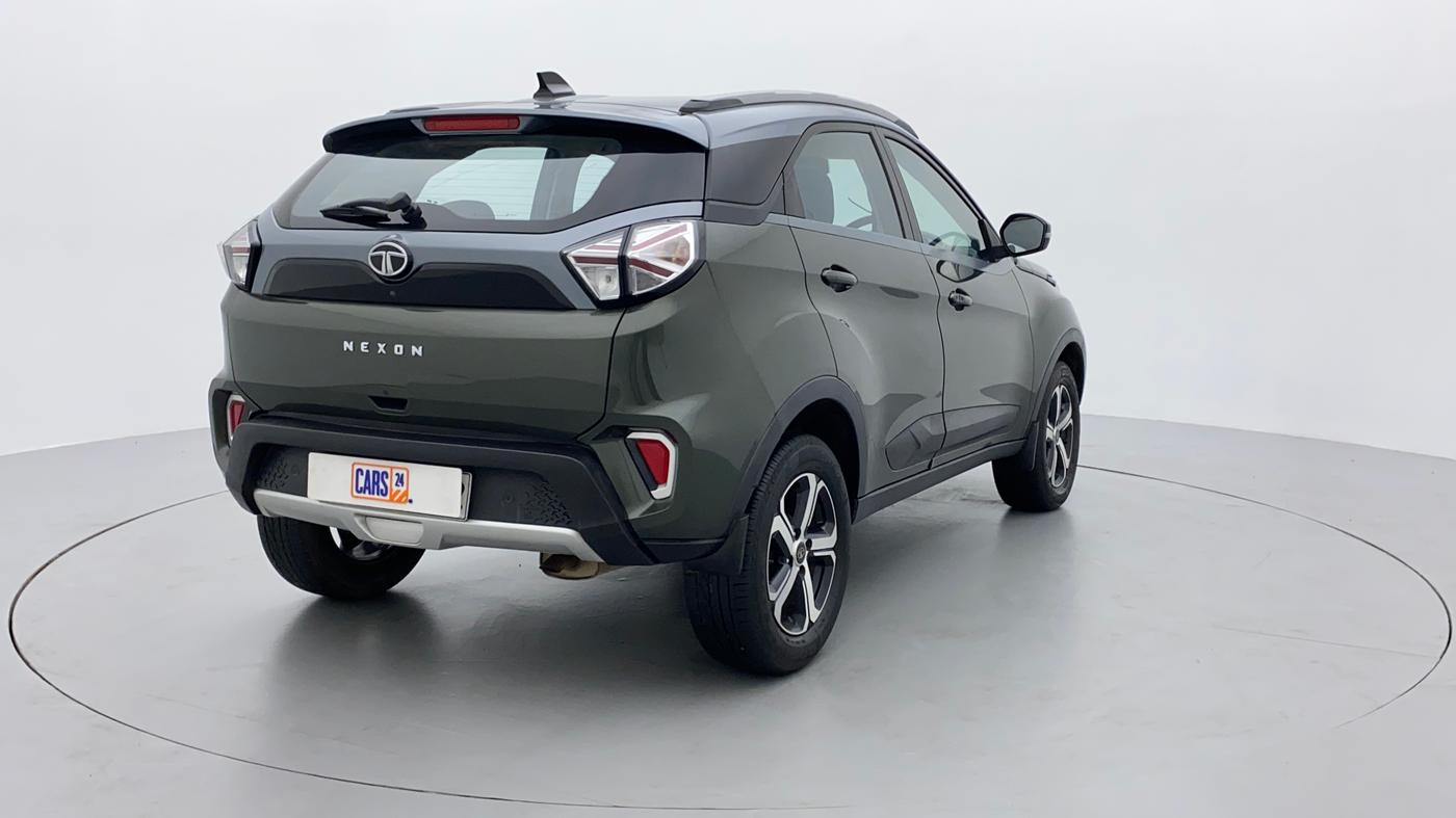 2021 Tata NEXON XZ PLUS (O) PETROL, Petrol, Manual, 16,468 km, Right Back Diagonal