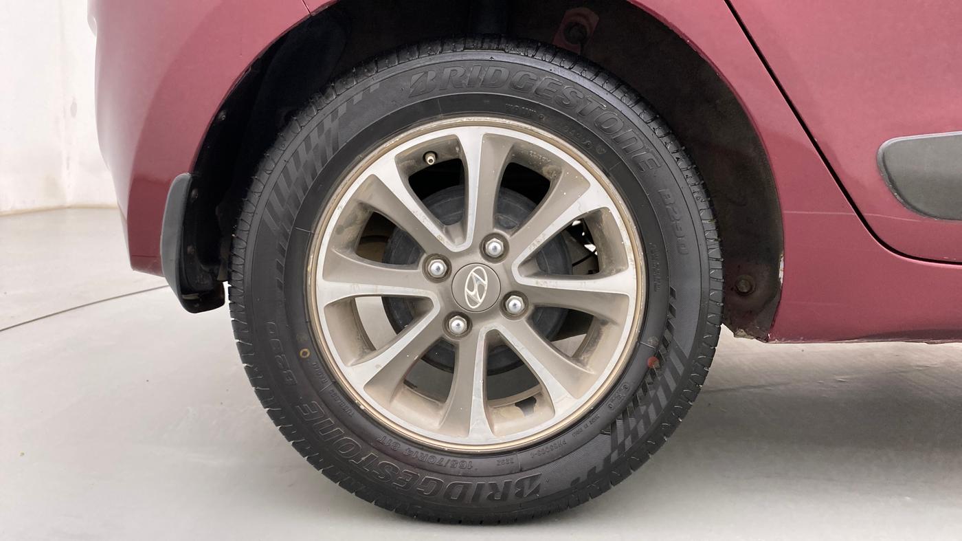 2013 Hyundai Grand i10 ASTA 1.2 KAPPA VTVT, Petrol, Manual, 92,568 km, Right Rear Wheel