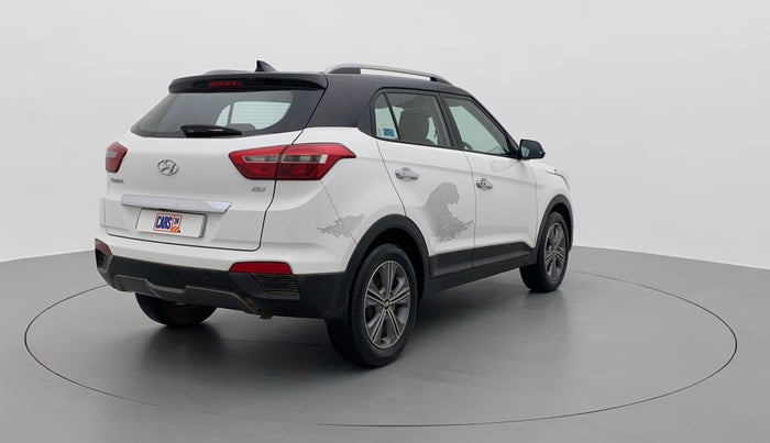 2017 Hyundai Creta SX PLUS 1.6 DUAL TONE VTVT, Petrol, Manual, 91,759 km, Right Back Diagonal