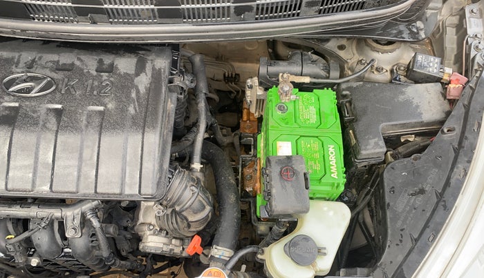 2014 Hyundai Grand i10 ASTA AT 1.2 KAPPA VTVT, Petrol, Automatic, 1,12,492 km, Engine View - Left