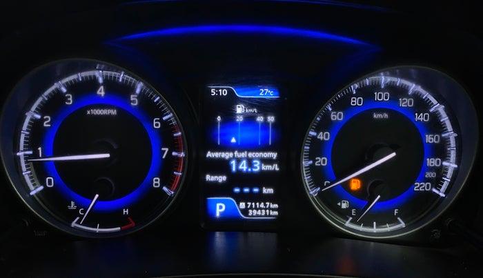 2017 Maruti Baleno ZETA CVT PETROL 1.2, Petrol, Automatic, 39,401 km, Odometer Image