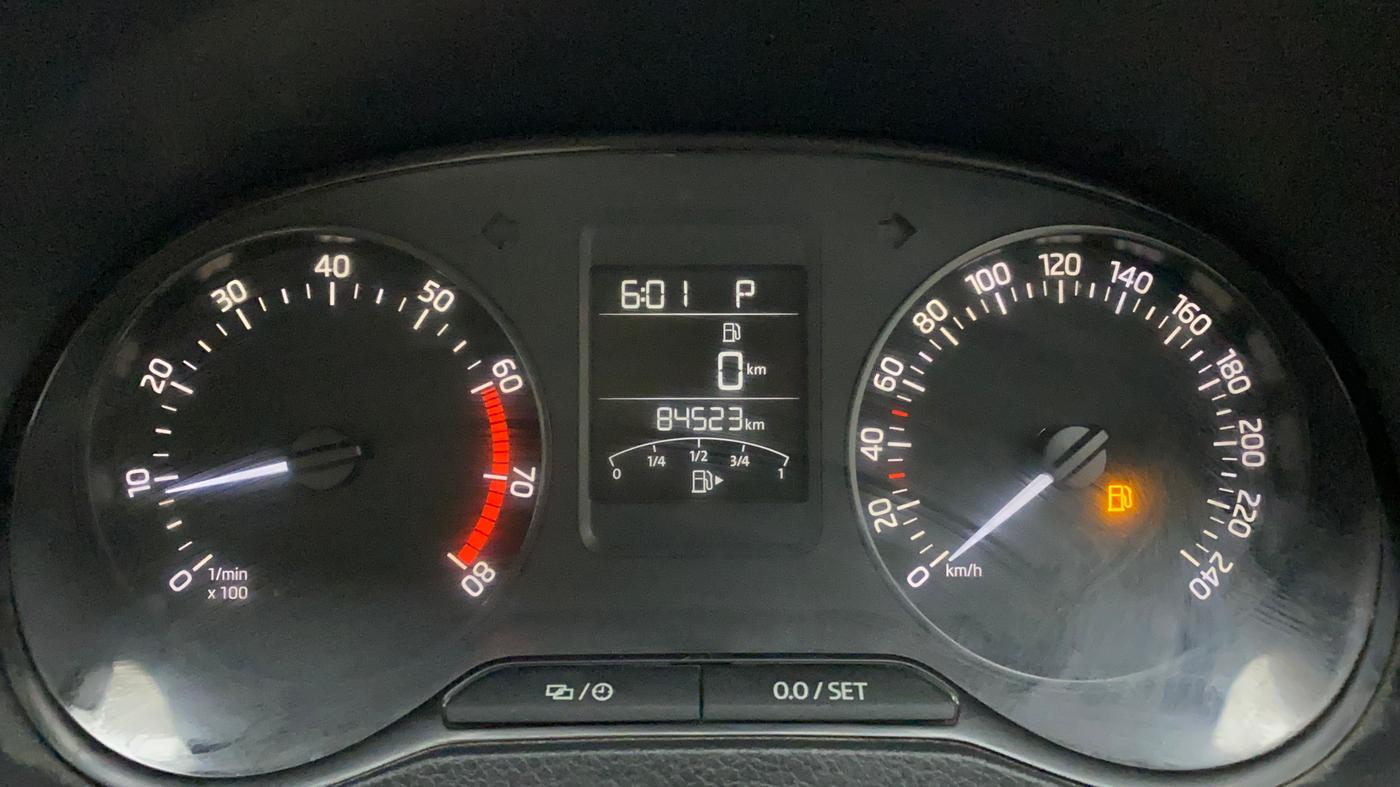 2018 Skoda Rapid STYLE 1.6 MPI AT, Petrol, Automatic, 84,936 km, Odometer Image