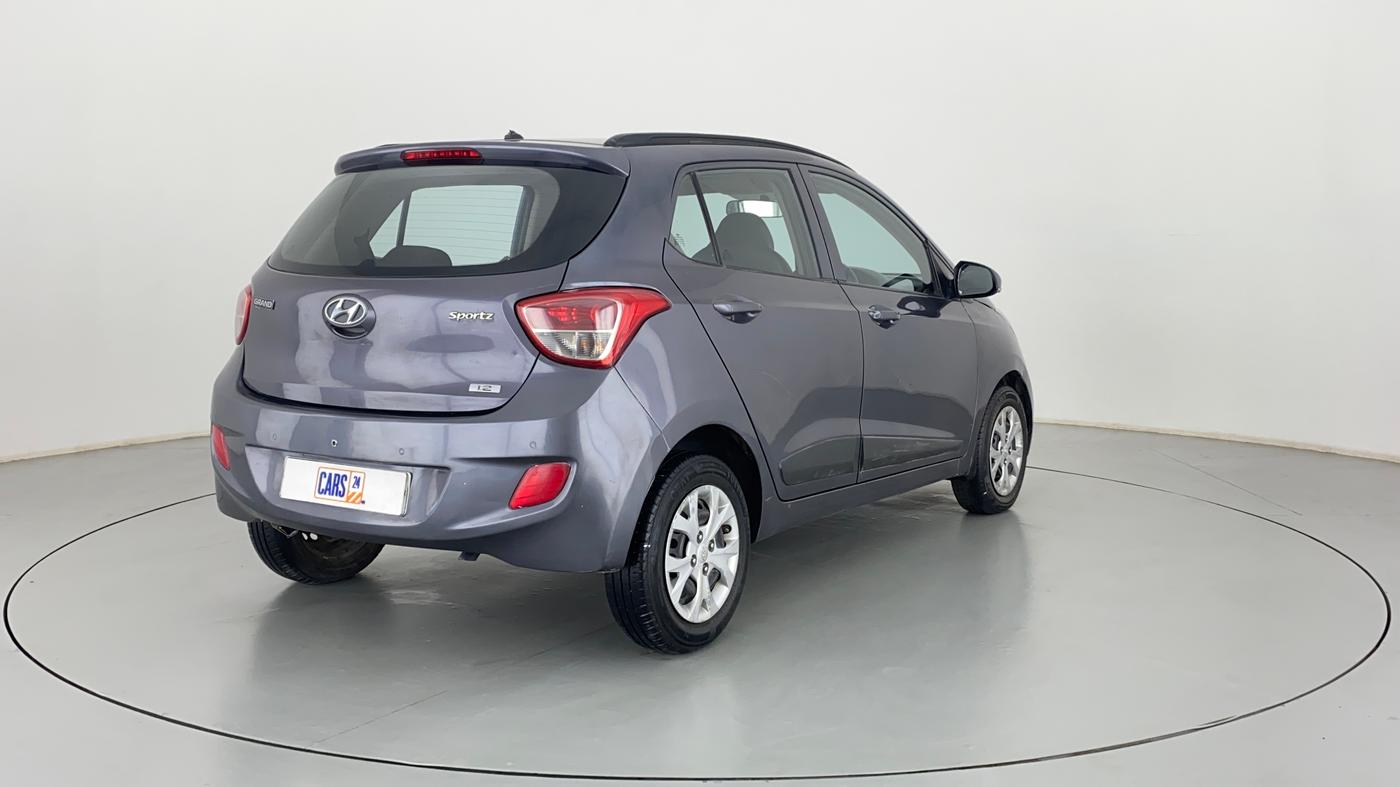 2015 Hyundai Grand i10 SPORTZ 1.2 KAPPA VTVT, Petrol, Manual, 94,527 km, Right Back Diagonal