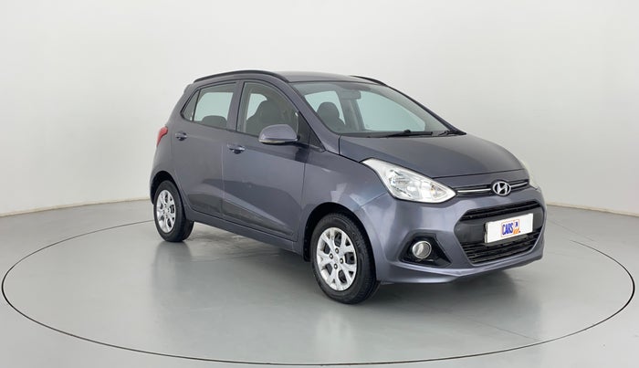 2015 Hyundai Grand i10 SPORTZ 1.2 KAPPA VTVT, Petrol, Manual, 94,527 km, Right Front Diagonal