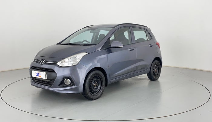 2015 Hyundai Grand i10 SPORTZ 1.2 KAPPA VTVT, Petrol, Manual, 94,527 km, Left Front Diagonal