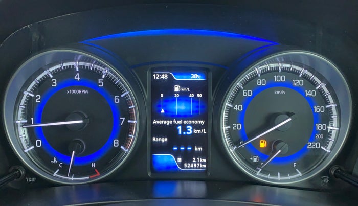 2016 Maruti Baleno ZETA 1.2 K12, Petrol, Manual, 52,927 km, Odometer Image