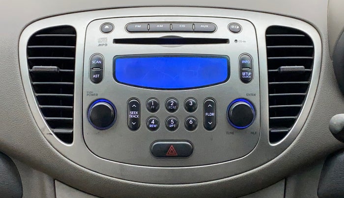2012 Hyundai i10 SPORTZ 1.2, Petrol, Manual, 1,24,792 km, Infotainment system - Display is damaged