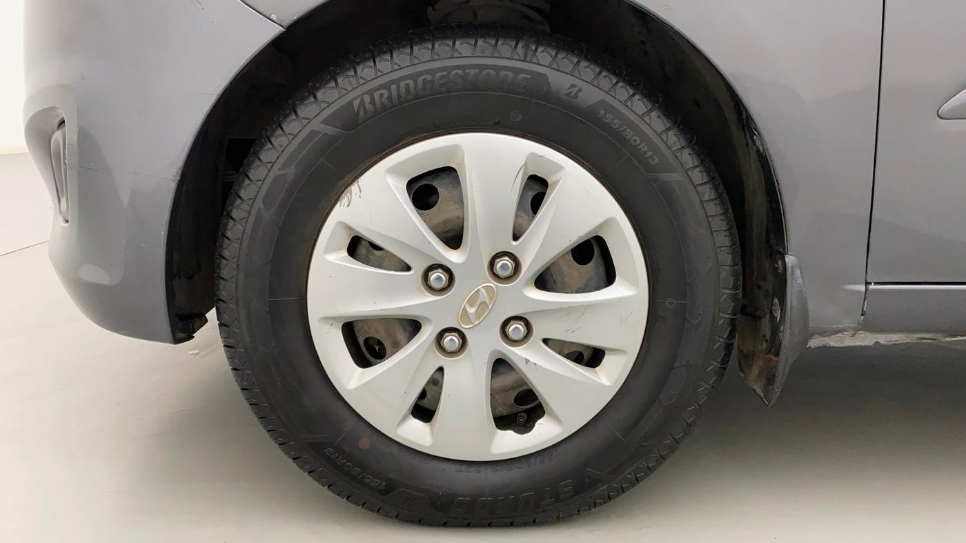 2012 Hyundai i10 SPORTZ 1.2, Petrol, Manual, 1,24,792 km, Left Front Wheel