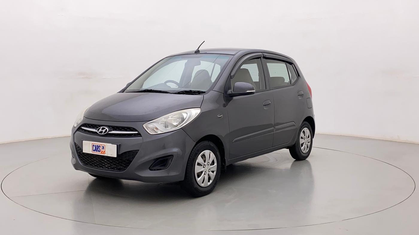 2012 Hyundai i10 SPORTZ 1.2, Petrol, Manual, 1,24,792 km, Left Front Diagonal