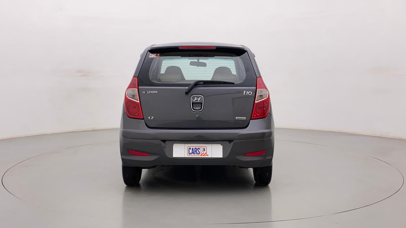 2012 Hyundai i10 SPORTZ 1.2, Petrol, Manual, 1,24,792 km, Back/Rear