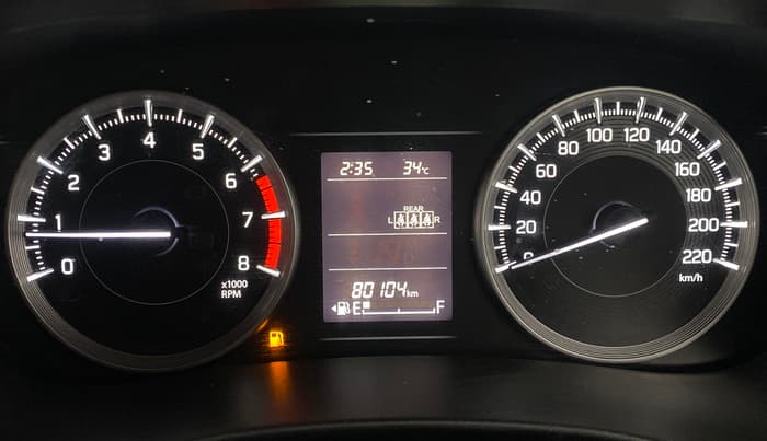 2024 Maruti Baleno DELTA PETROL 1.2, Petrol, Manual, 80,104 km, Odometer Image