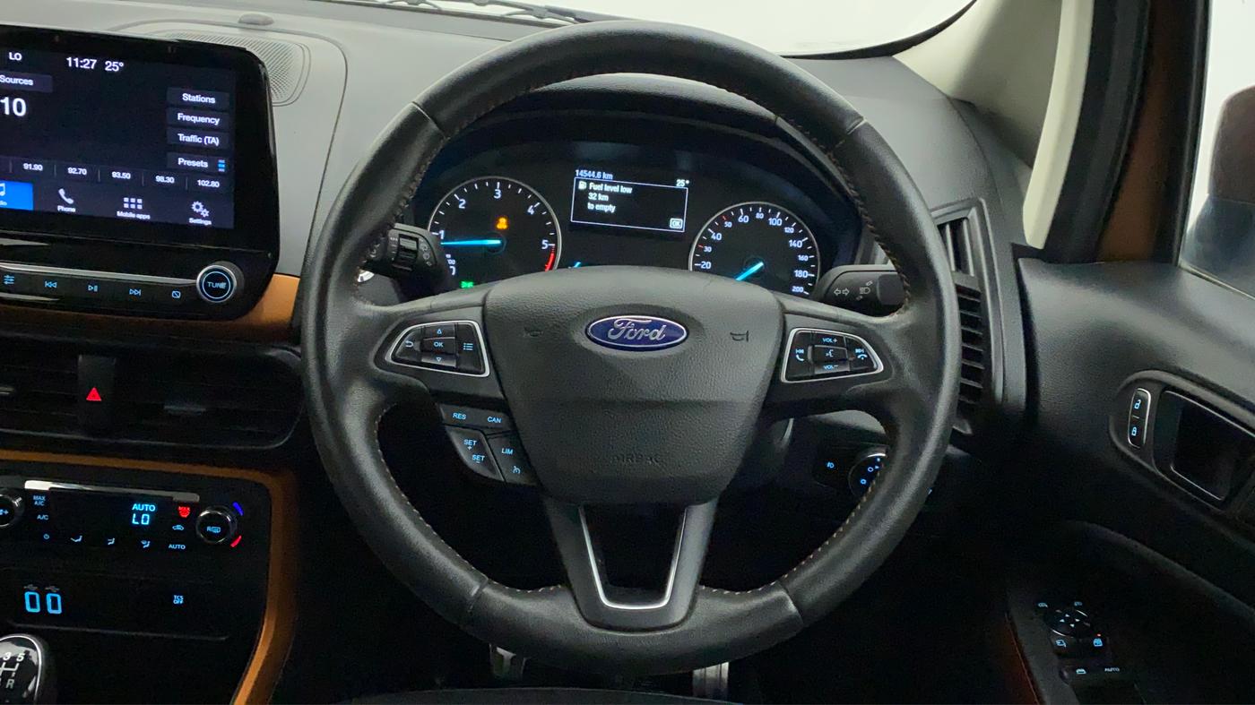 2020 Ford Ecosport TITANIUM 1.5L SPORTS(SUNROOF) DIESEL, Diesel, Manual, 5,794 km, Steering Wheel Close Up