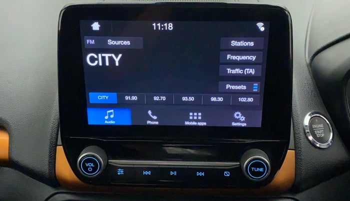 2020 Ford Ecosport TITANIUM 1.5L SPORTS(SUNROOF) DIESEL, Diesel, Manual, 5,794 km, Infotainment System