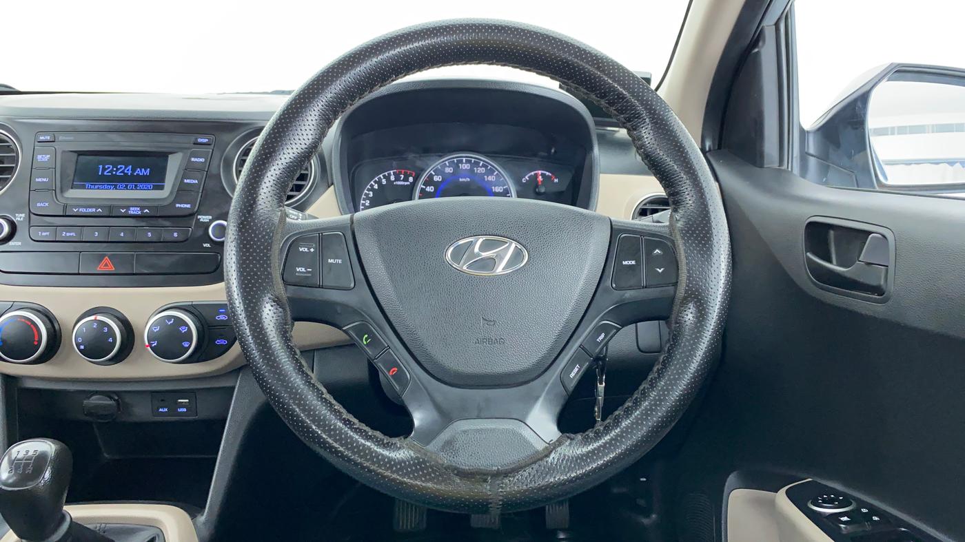 2020 Hyundai Grand i10 MAGNA 1.2 VTVT, Petrol, Manual, 13,851 km, Steering Wheel Close Up