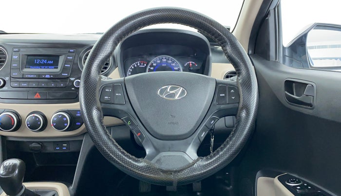 2020 Hyundai Grand i10 MAGNA 1.2 VTVT, Petrol, Manual, 13,851 km, Steering Wheel Close Up