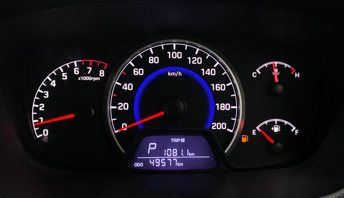 2018 Hyundai Grand i10 MAGNA AT 1.2 KAPPA VTVT, Petrol, Automatic, 49,574 km, Odometer Image