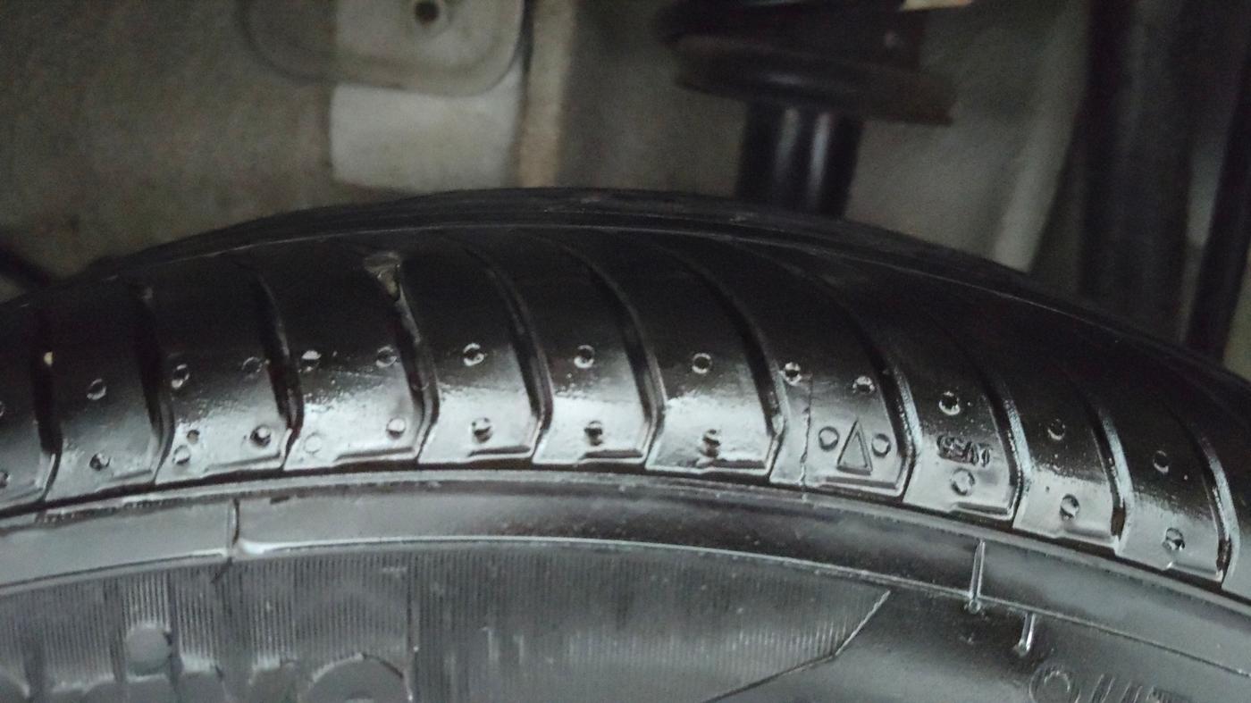 2025 Tata Tiago XZA, Petrol, Automatic, 1,702 km, Left Rear Tyre Tread
