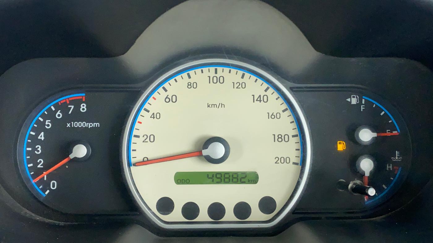 2010 Hyundai i10 MAGNA 1.2, Petrol, Manual, 49,975 km, Odometer Image